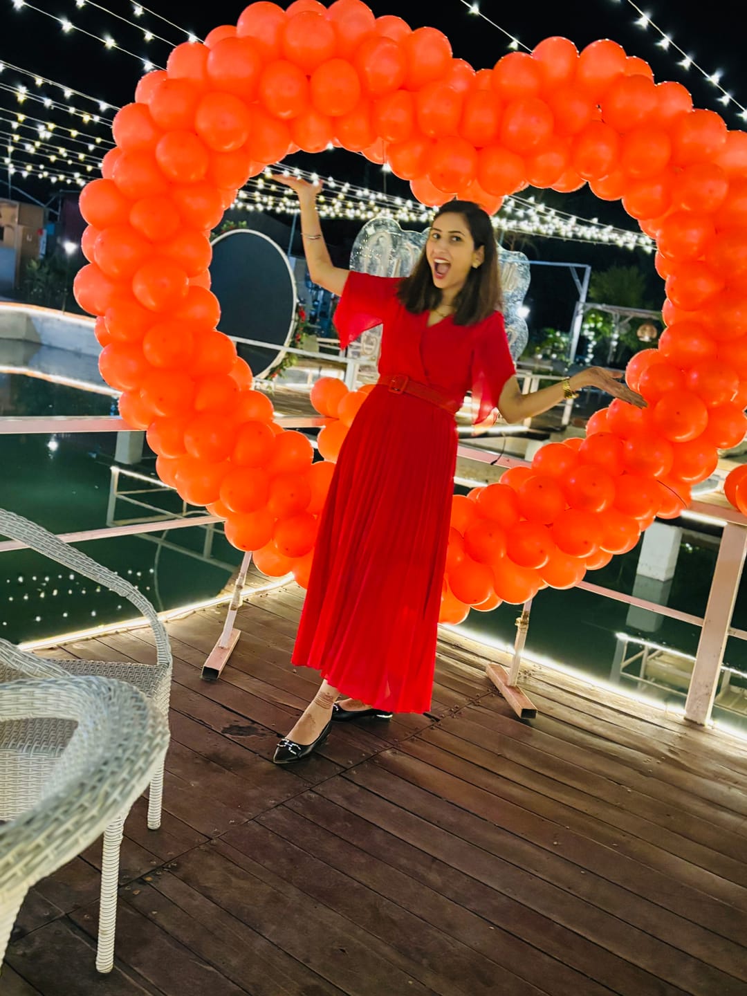 Customer photo review of Parota Statement Dress