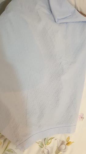 Customer photo review of Gofre Yarım Daire Etek Bebe Mavi