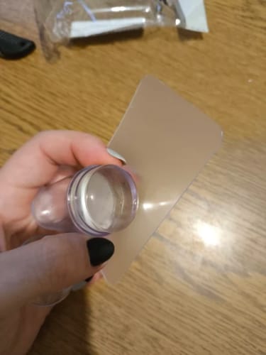Customer photo review of Nail Stamp Kit
