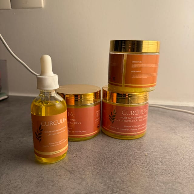 Customer photo review of Pads Nettoyants au Curcuma 3 en 1