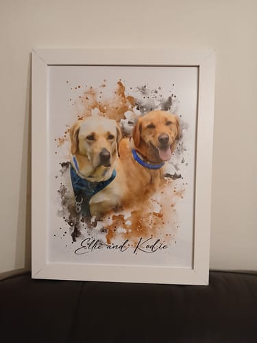 Ailsa S. review of Your Pet as Watercolor Portrait image 1 out of 1