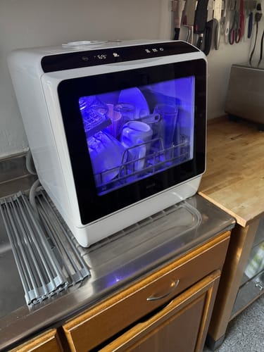 Customer photo review of HAVA R01 Compact Countertop Dishwasher