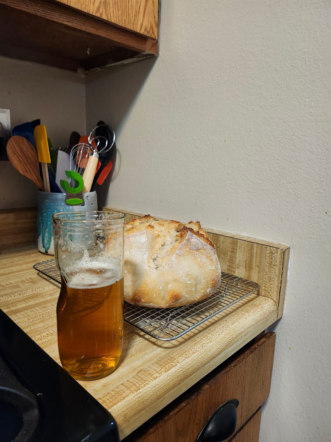 Customer photo review of NEW & Improved Pint Glass