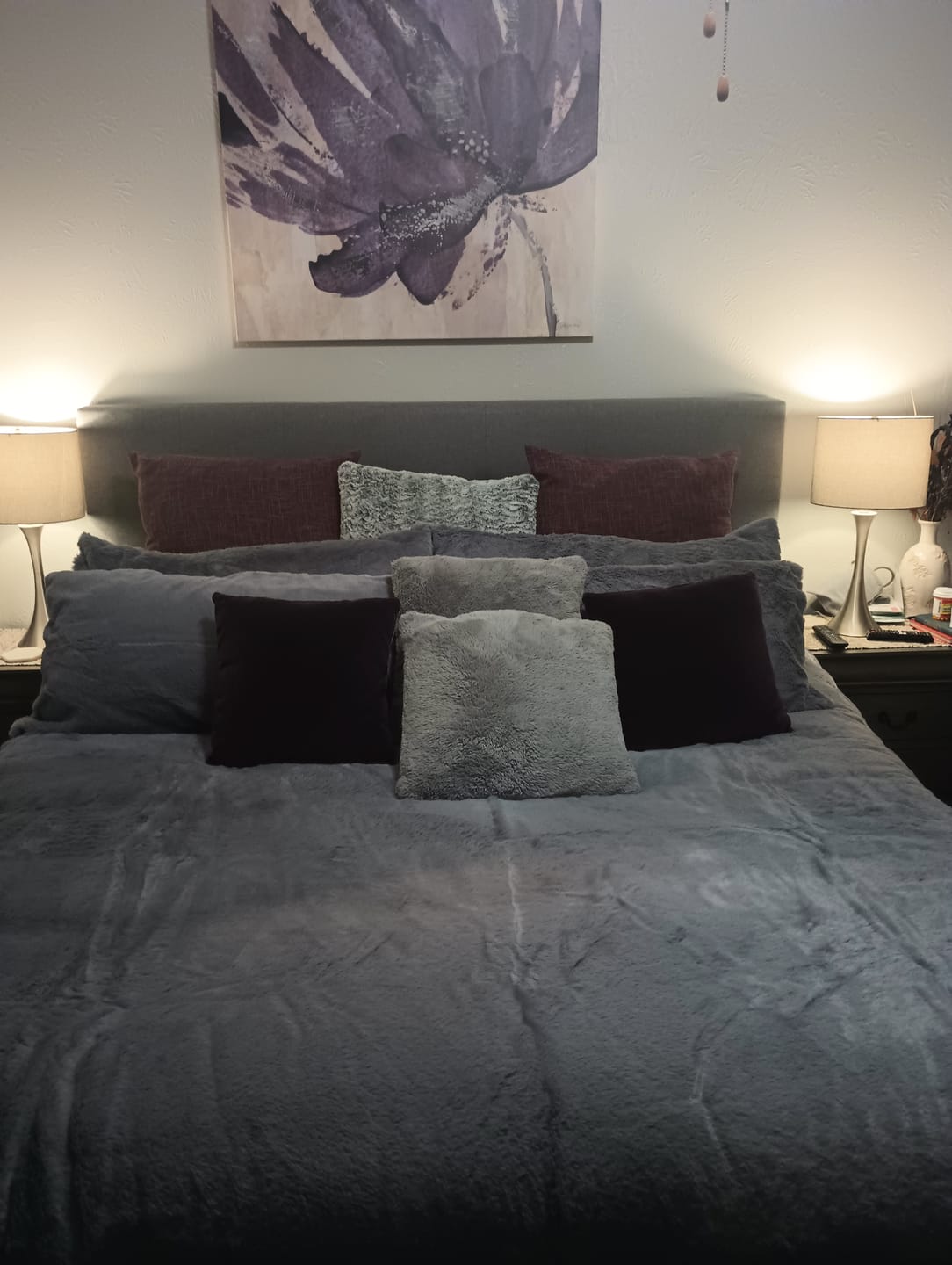 Customer photo review of CYRA Long Velvet Bedding Set