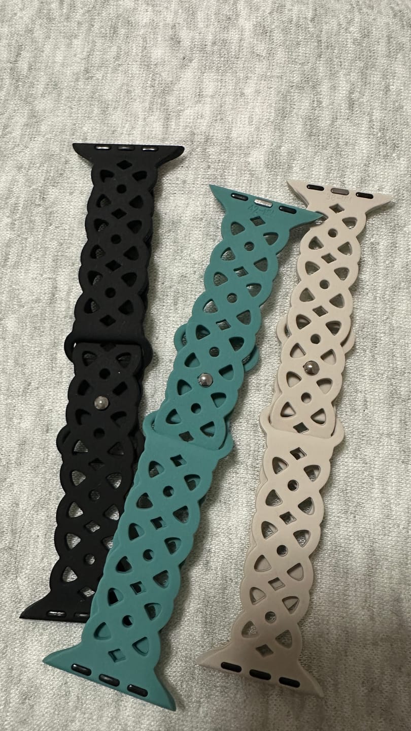 Customer photo review of Apple Watch Silikonband "Celine"