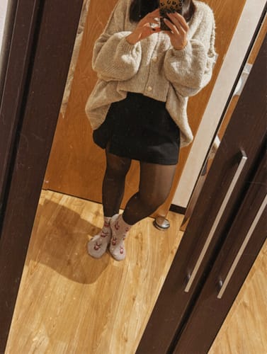 Customer photo review of Oversized Cardigan "CozyGlam"