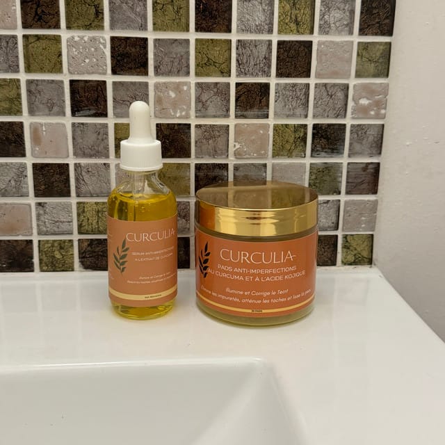 Customer photo review of Pads Nettoyants au Curcuma 3 en 1