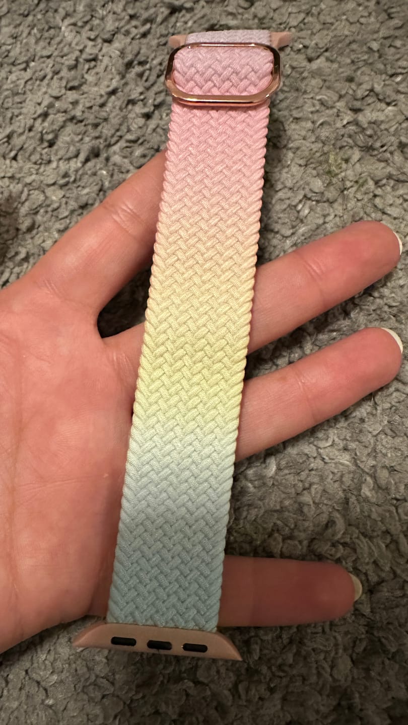 Customer photo review of Apple Watch Nylonband "Flow"