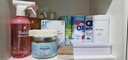 Customer photo review of Eco-Tiras de Detergente 40 lavados Natulim