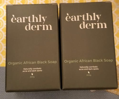 Customer photo review of Anti-Acne & Dark Spots African Soap