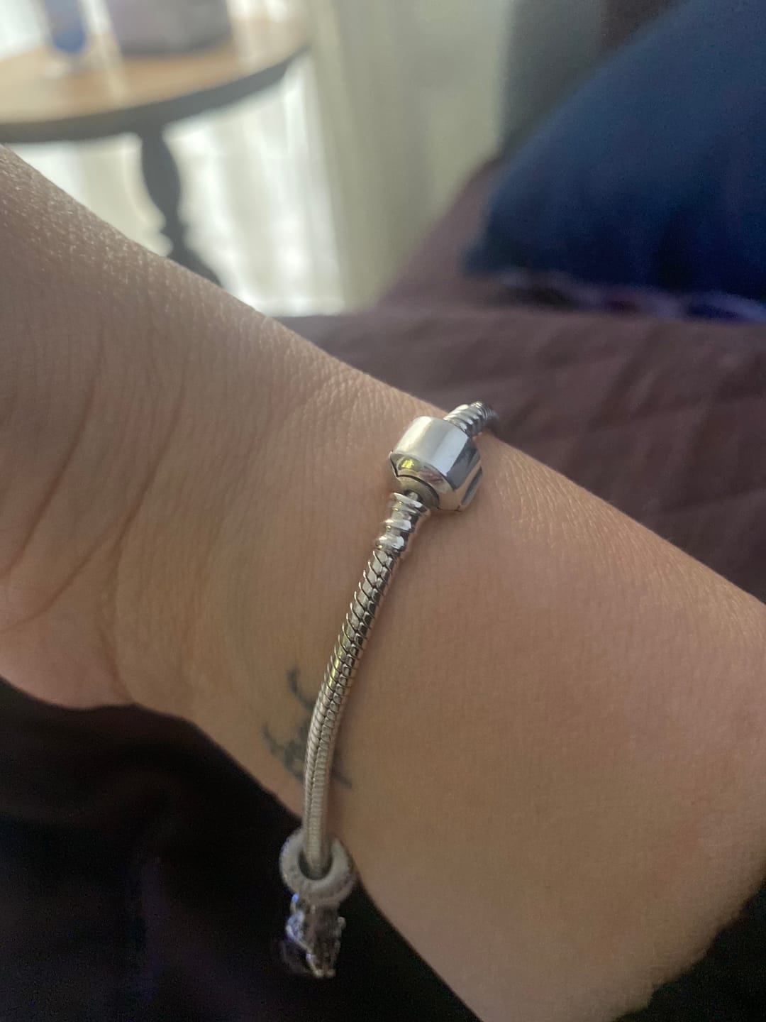Customer photo review of Pulsera Cola de Raton
