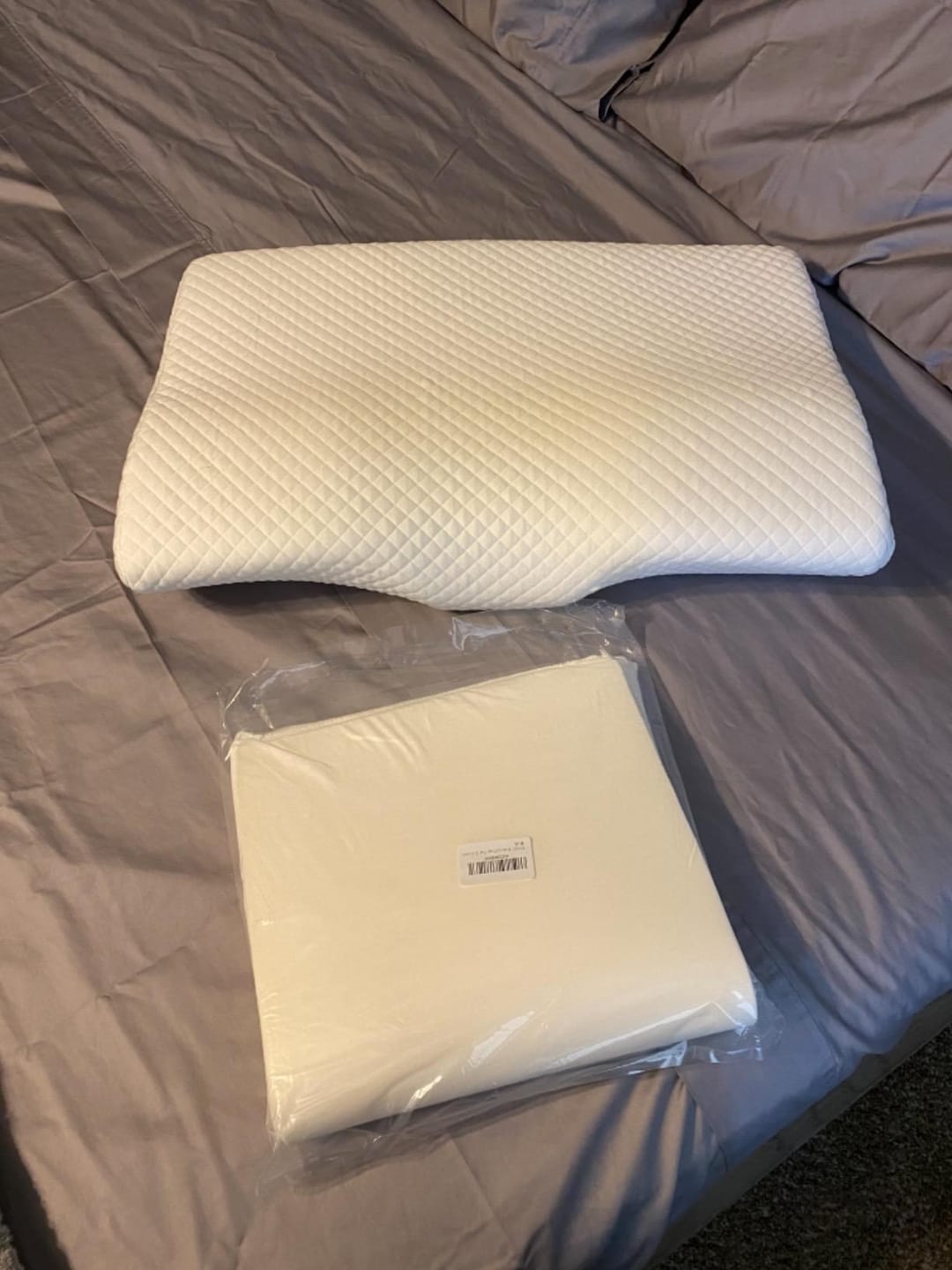 Customer photo review of RestEasy Ergonomisk - Memory Foam Nakkepude