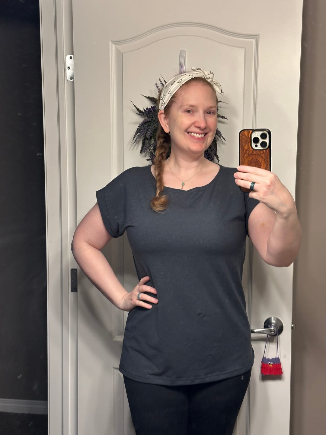 Customer photo review of *Freshly Baked* Cuff Tee