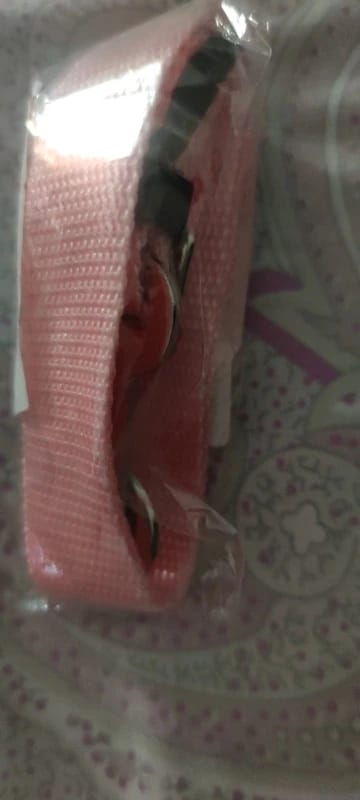 Customer photo review of Vehicle Safety Belt for Pets - Adjustable Harness with Lead Clip for Dogs and Cats