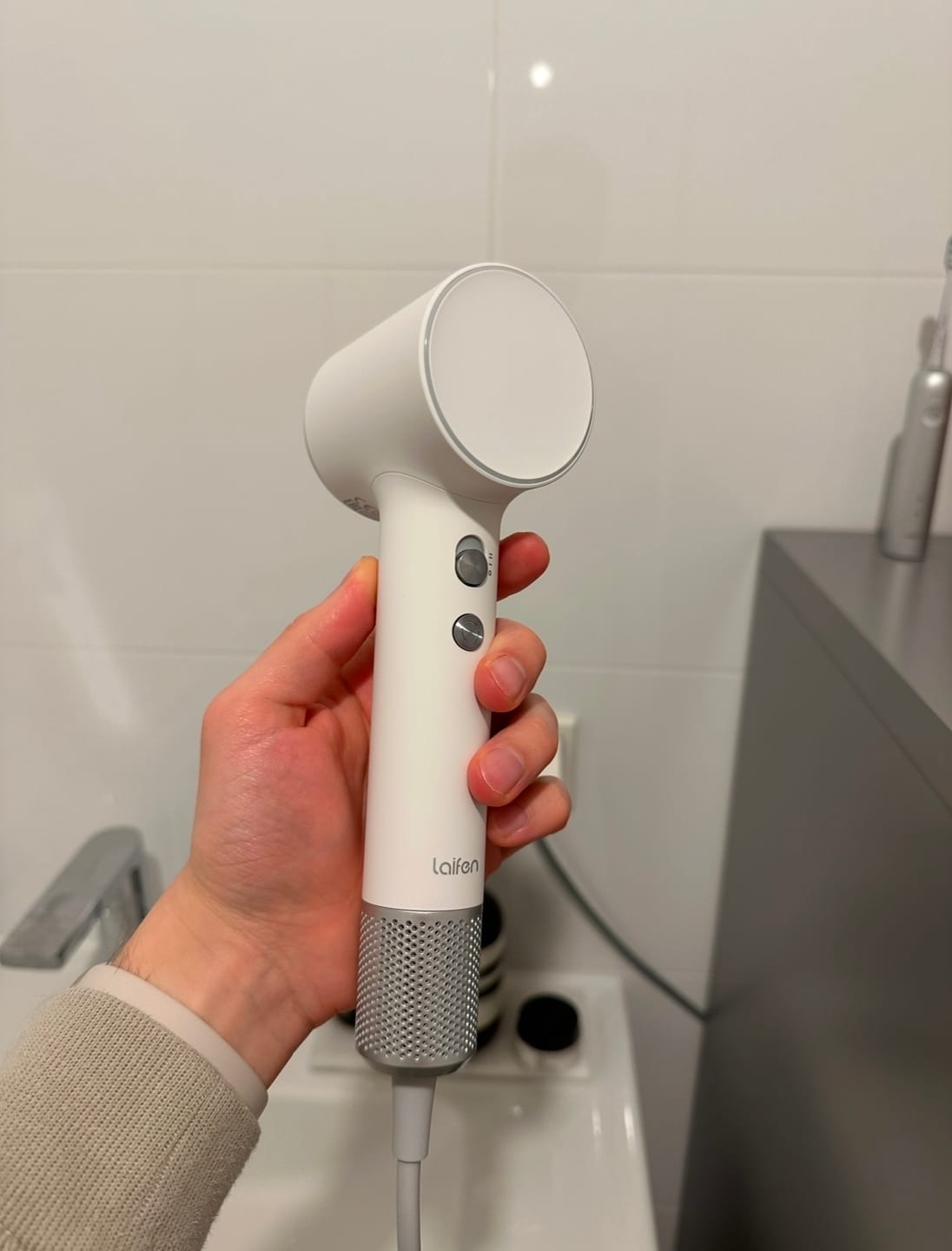 Customer photo review of Laifen Mini · High-Speed Hair Dryer