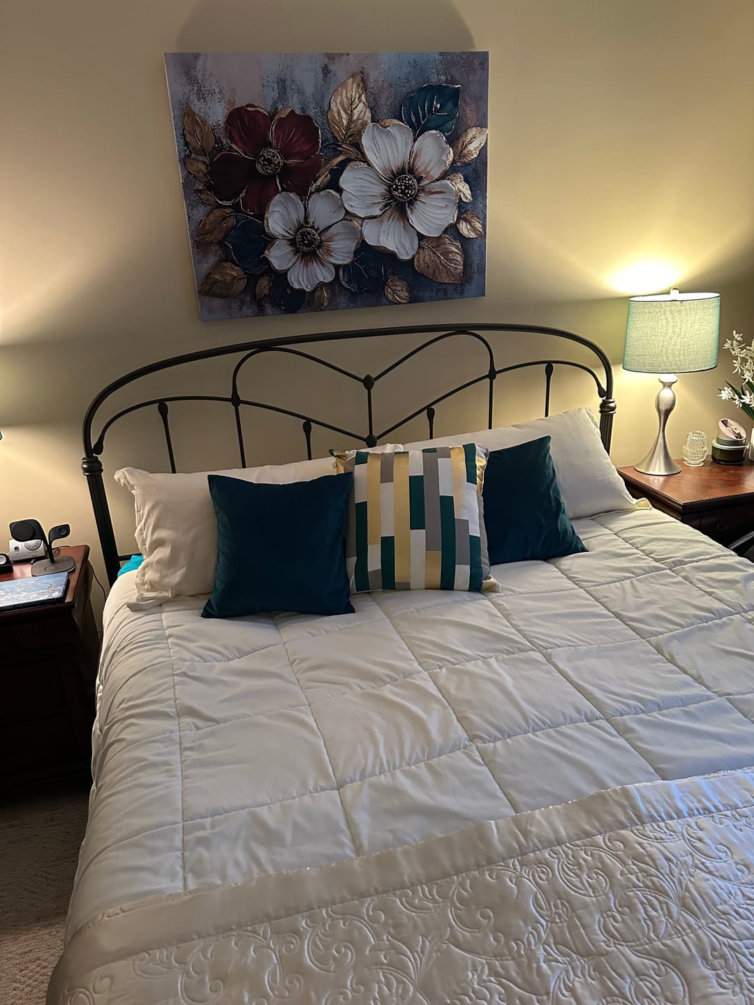Customer photo review of Nature Wall Art: Floral Symphony V4