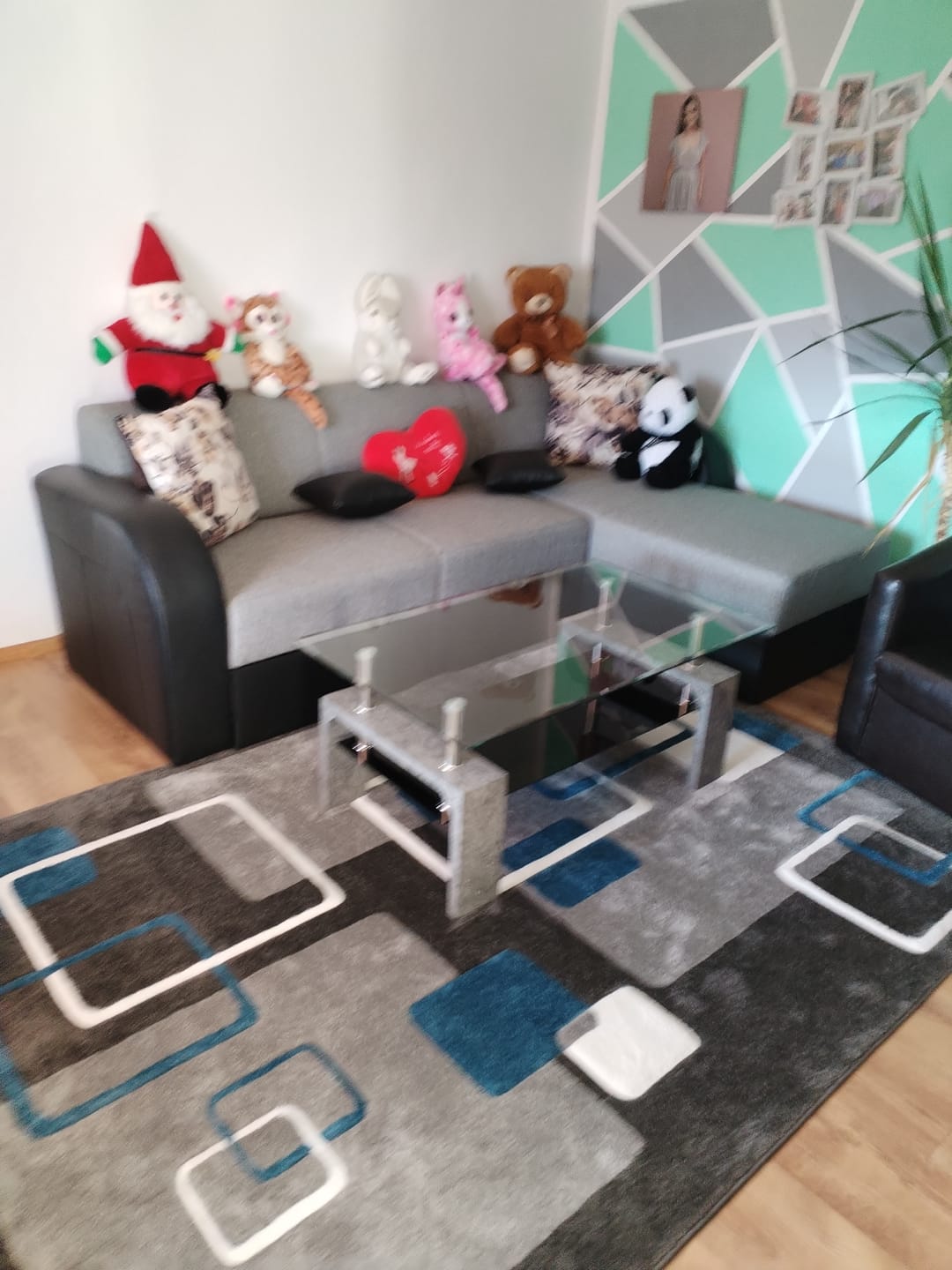Customer photo review of Masuta DIANA INTRO, transparent/gri beton, 100x60x45 cm