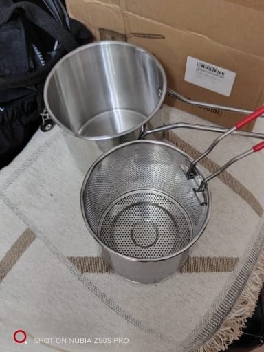 Customer photo review of Multifunctional Deep Fryer With Frying Basket