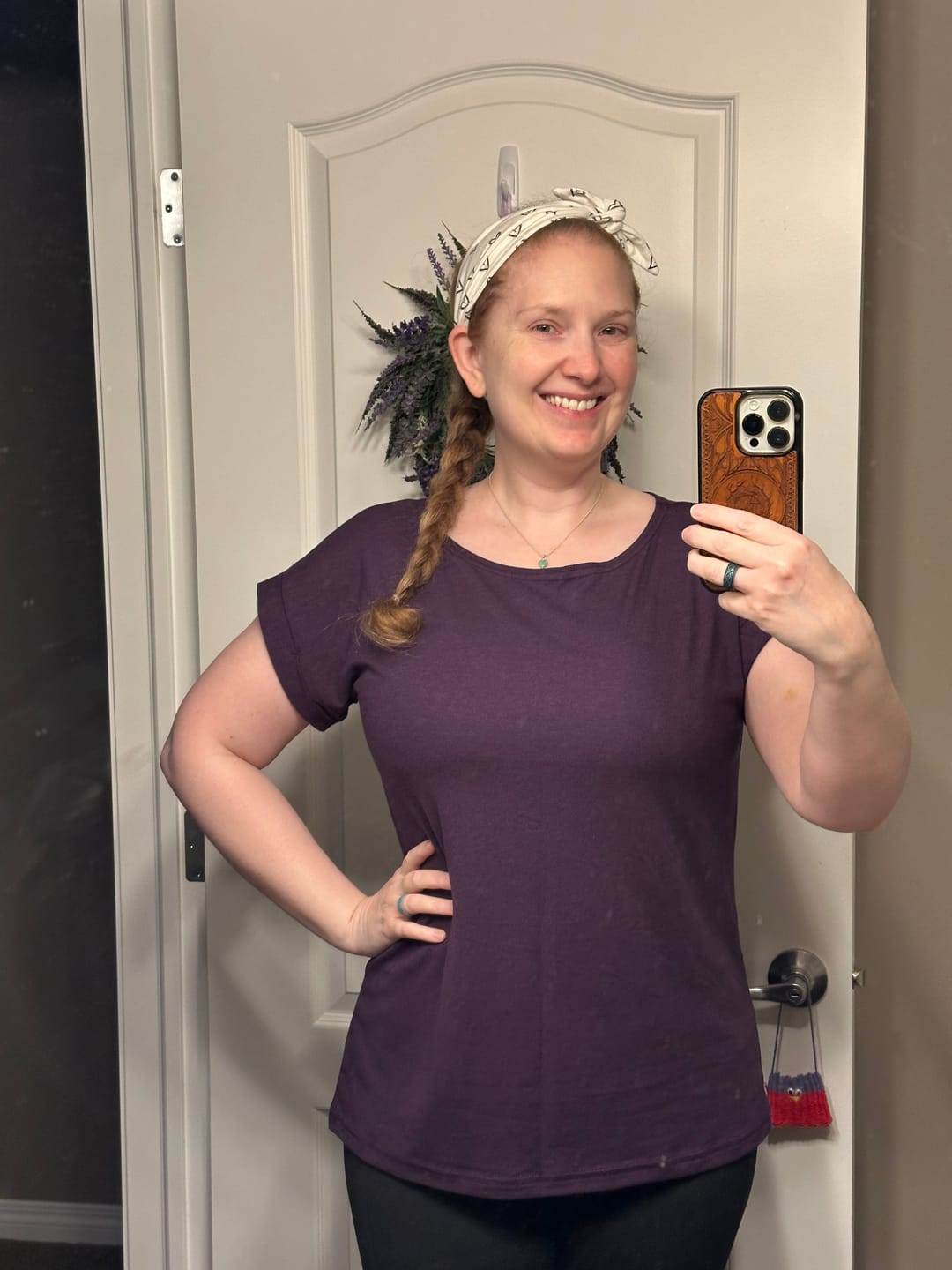Customer photo review of *Freshly Baked* Cuff Tee