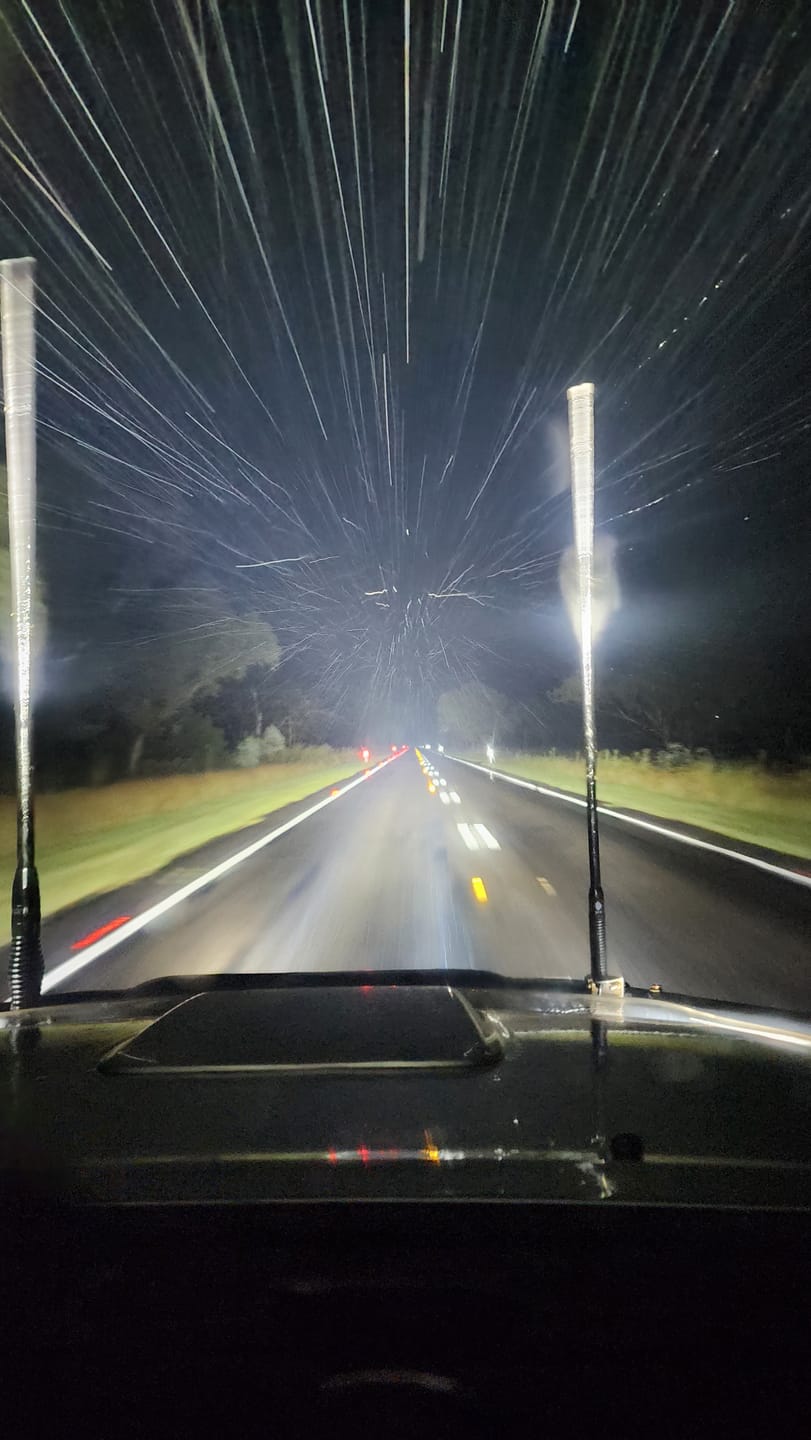 Customer photo review of Covert 7 Inch LED Driving Lights (PAIR W/HARNESS)