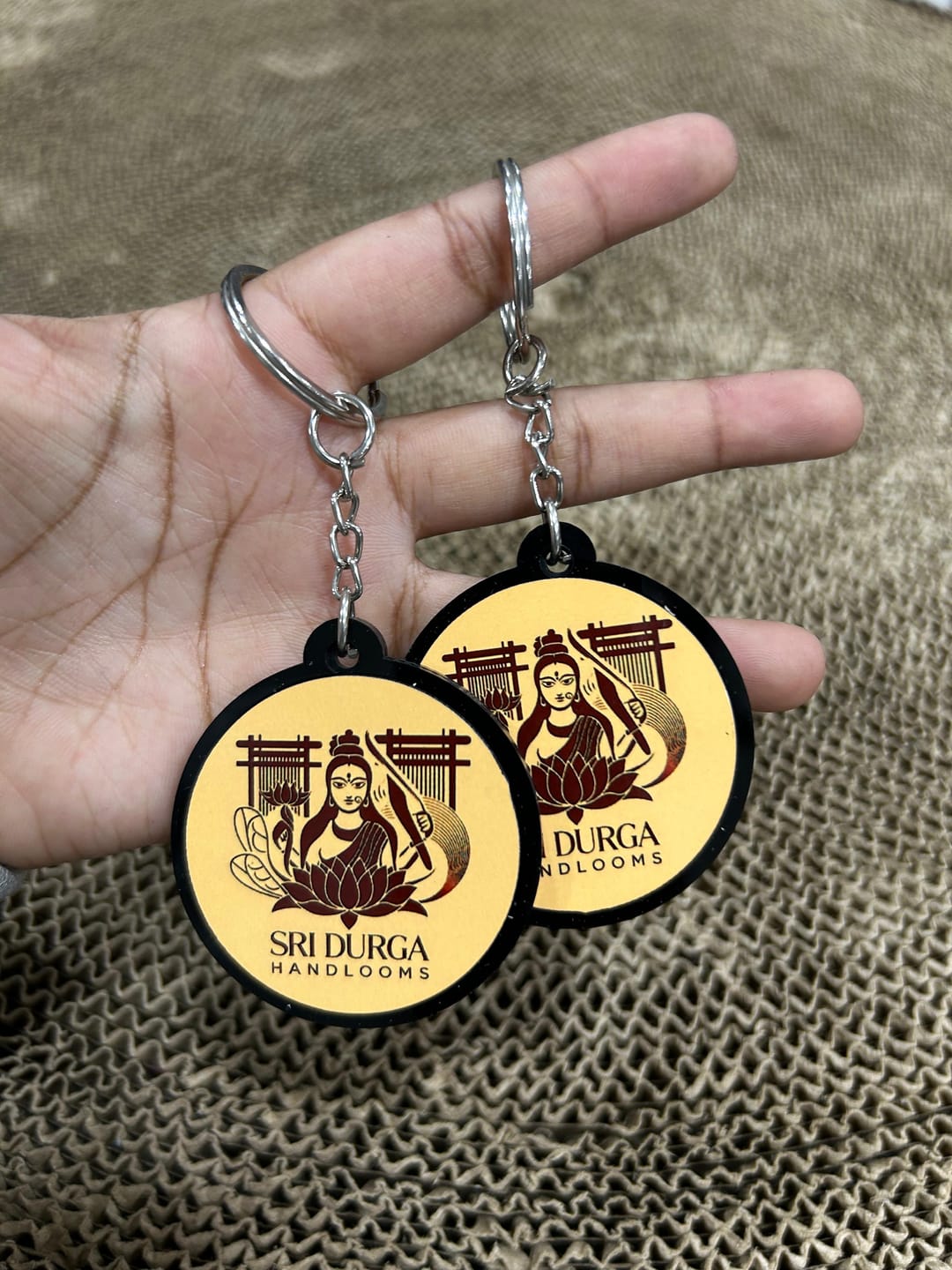 Customer photo review of Premium Customized Keychains | Best for Brand Promotion | PrintMine.in