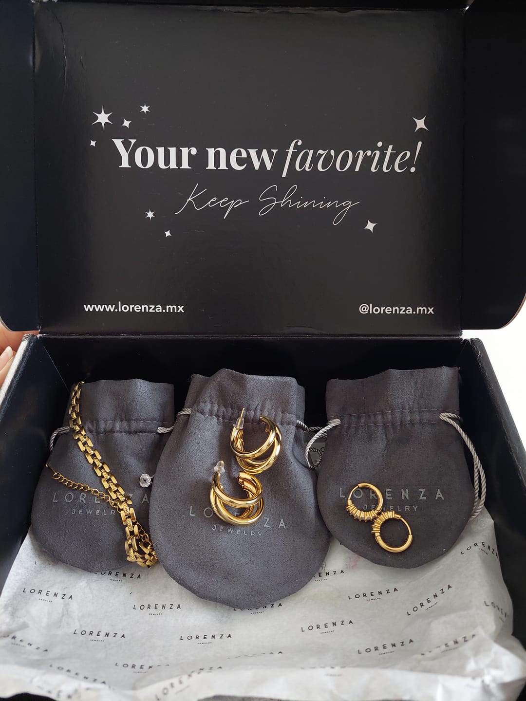 Customer photo review of Par Arracada Triple 25 mm