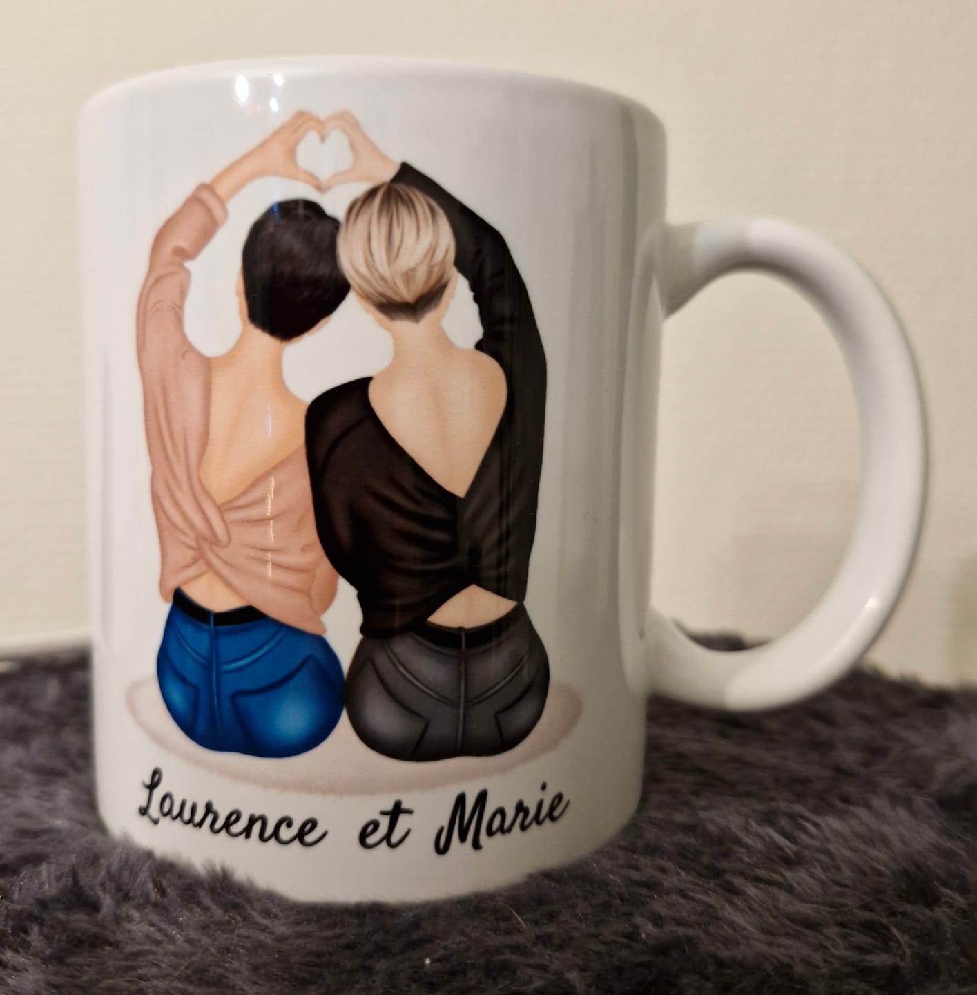 Customer photo review of Mug Personnalisé - Meilleures Amies