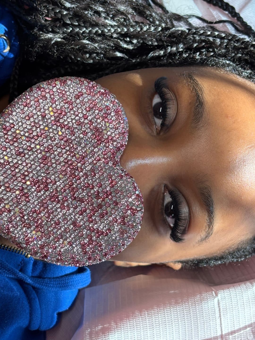 Customer photo review of Premium Eyelash Extensions 0.05mm