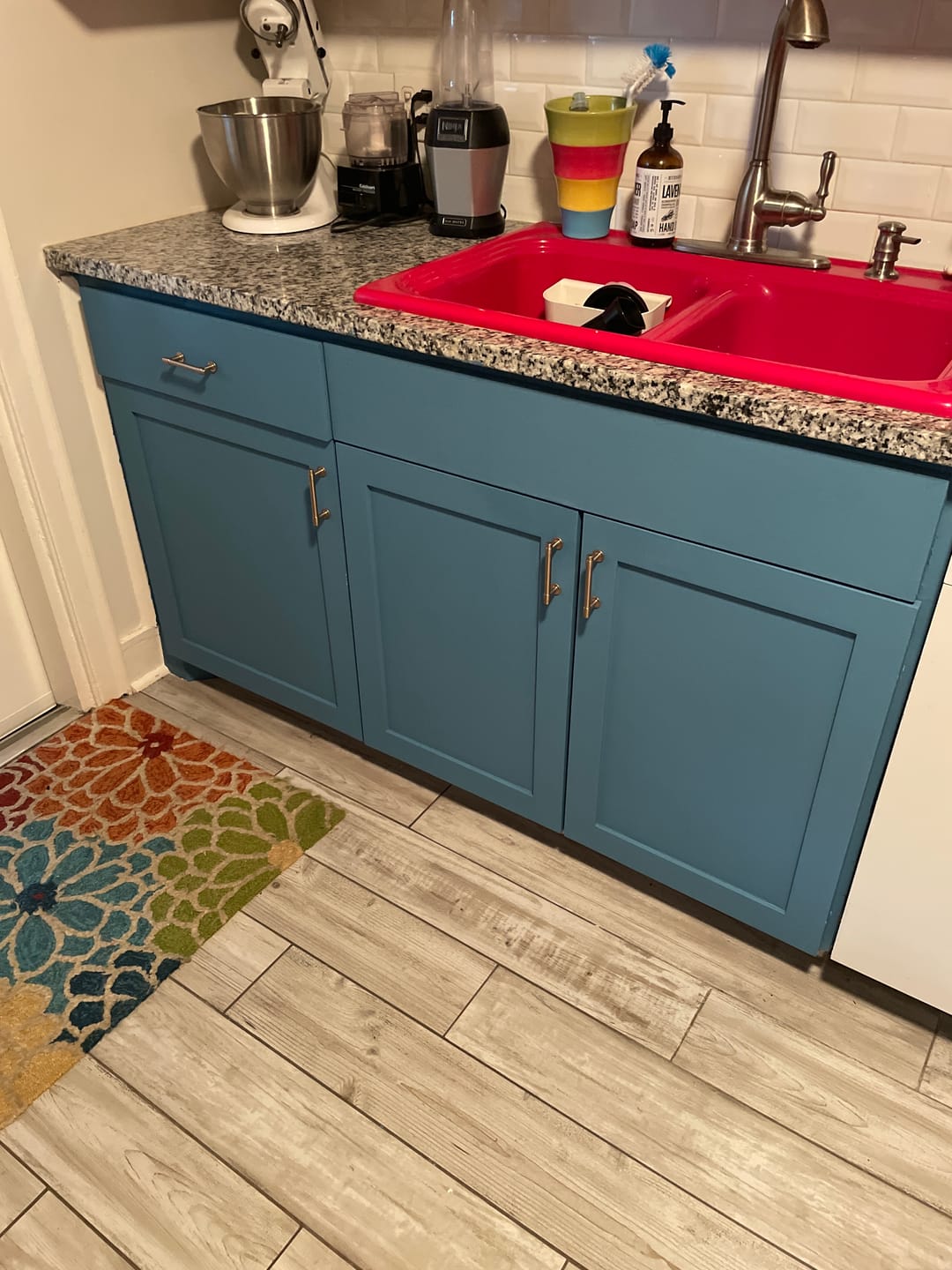 Customer photo review of One Step Paint - Chavant Blue