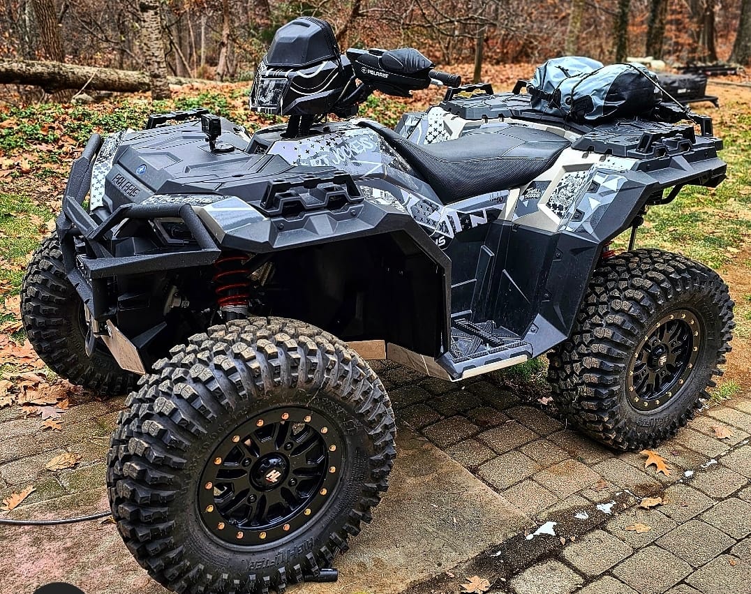 Customer photo review of RPM Polaris Scrambler & Sportsman 1000S Sport Muffler Slip On Performance Exhaust