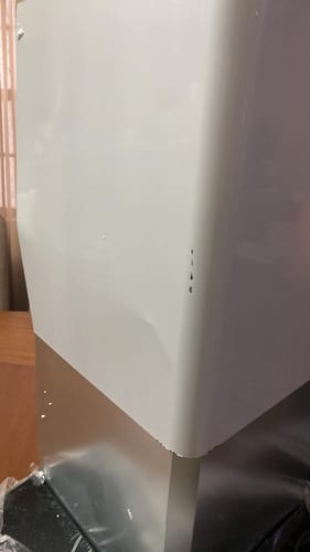Customer photo review of Campana Extractora 600mm Cocina Cristal Templado Acero Inox