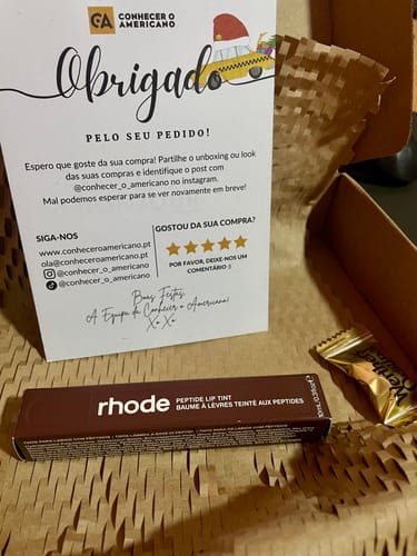 Customer photo review of peptide lip tint / espresso