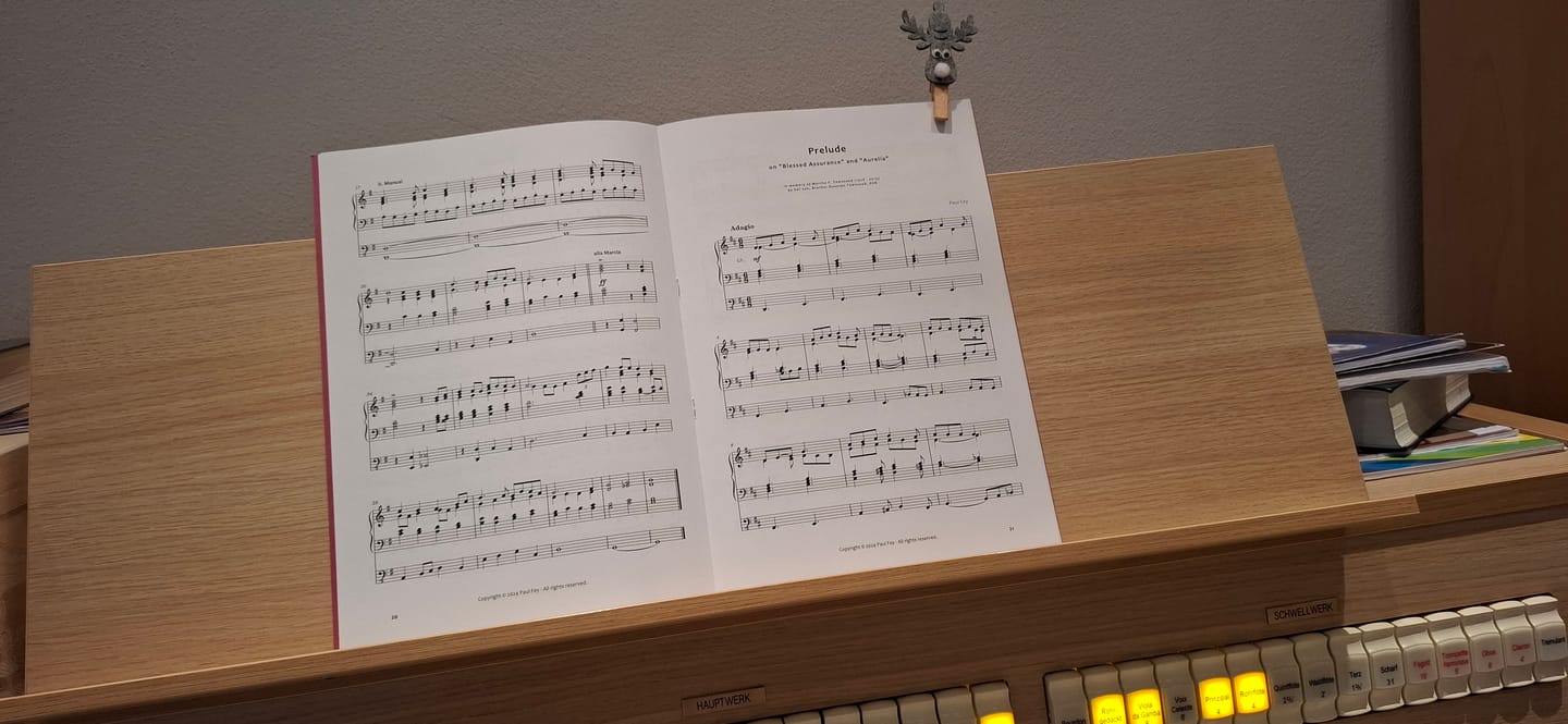 Customer photo review of Prelude Collection - 10 Pieces for Pipe Organ