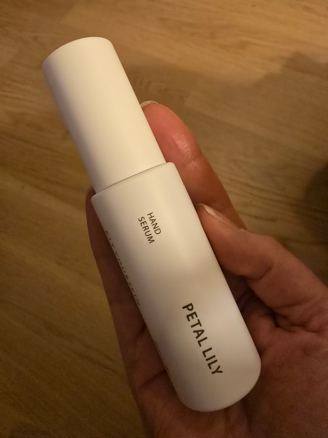 Customer photo review of Fit Your Skin Håndserum (50ml) Petal Lily