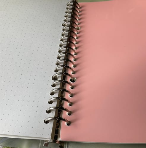 Customer photo review of Languo - Pack 50 Hojas para Libretas Anilladas Tipo Binder A5 con Sistema Refill