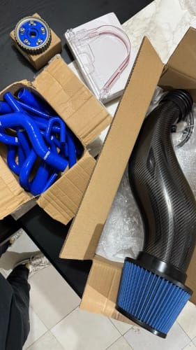 Customer photo review of Carbon Fiber Intake Induction for Civic 92-00 EG EK EJ