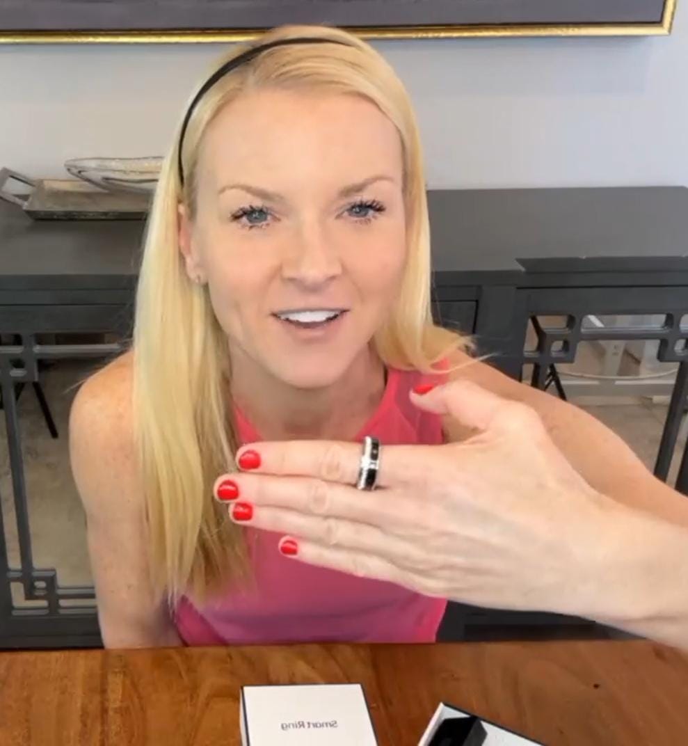 Customer photo review of Pulserive Diamora series Smart Ring, Sleep Tracker, Activity & Fitness Tracker, Blood Pressure& Oxygen Tracker
