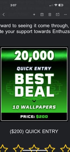 Customer photo review of ($200) QUICK ENTRY