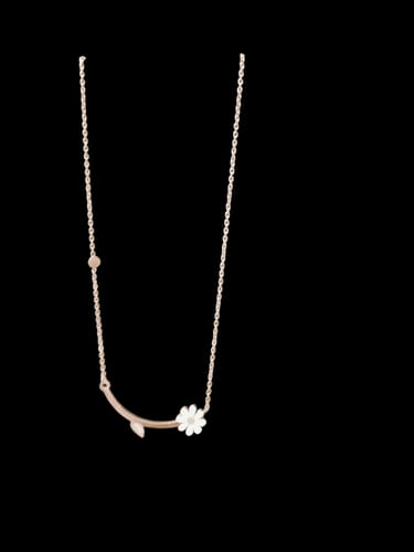 Customer photo review of Collar de florecita - acero inoxidable