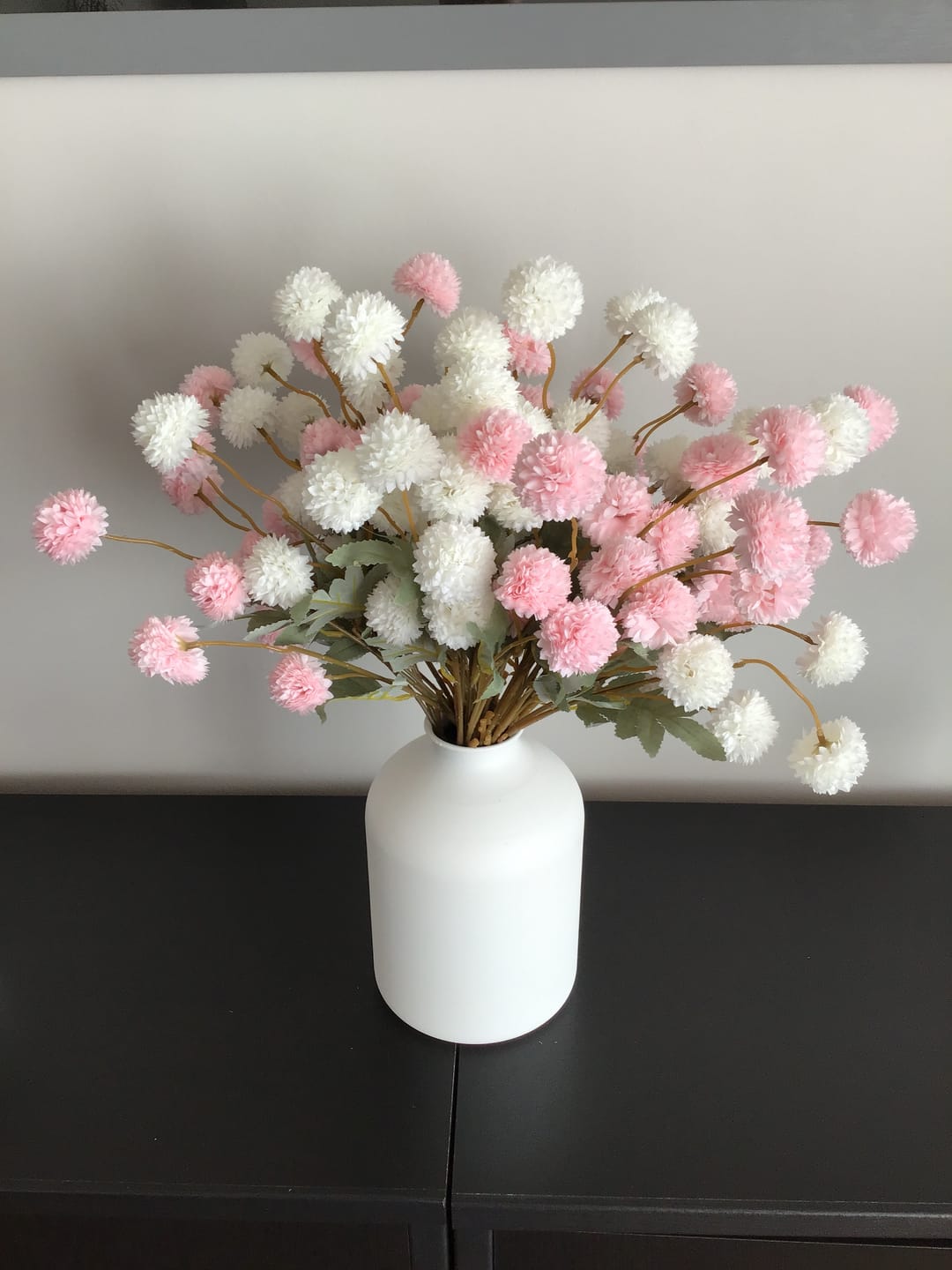 Customer photo review of Zijden Kiku Bloemen - Wit
