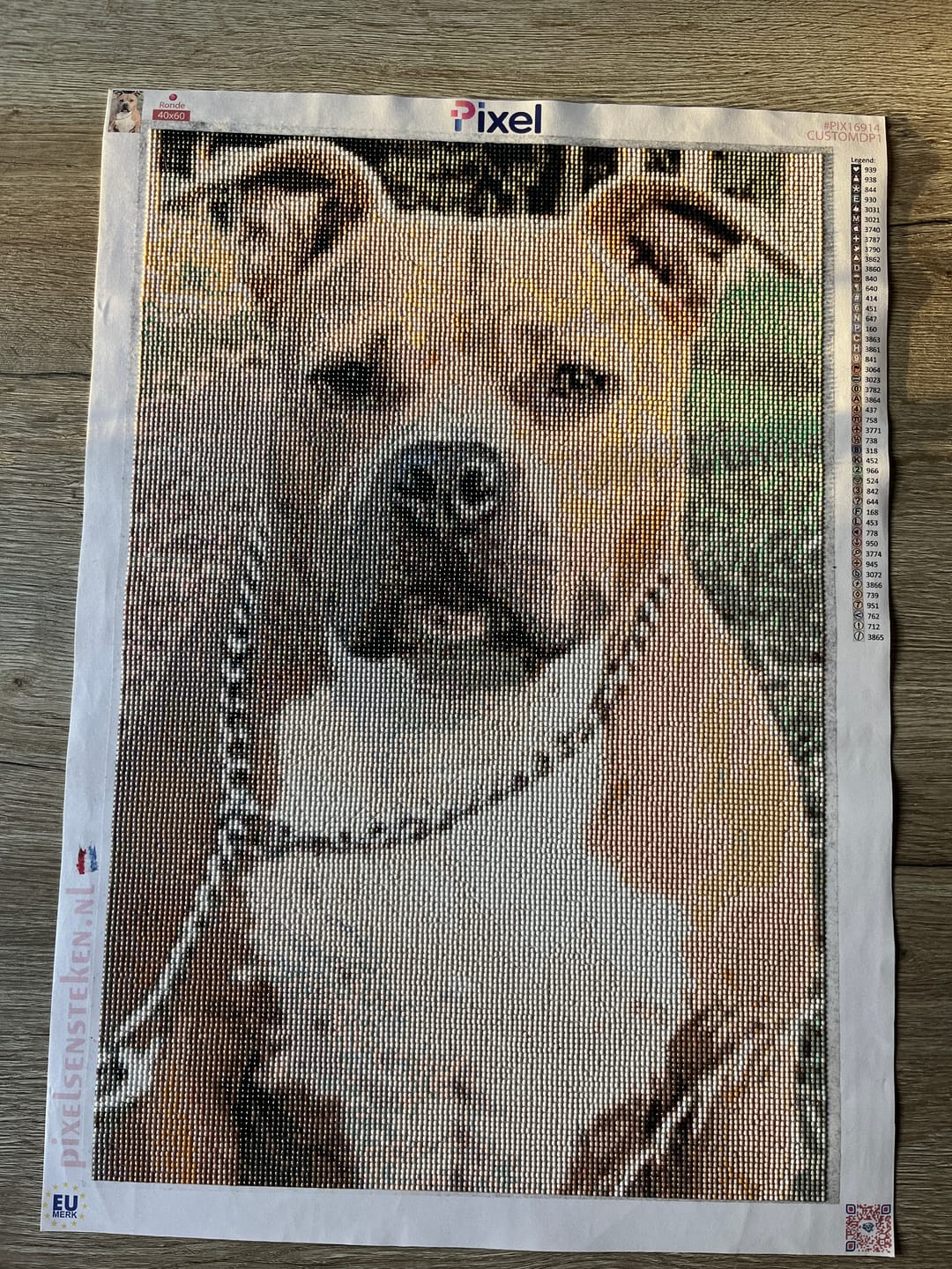 Customer photo review of Diamond Painting Eigen Foto - Snelle Levering