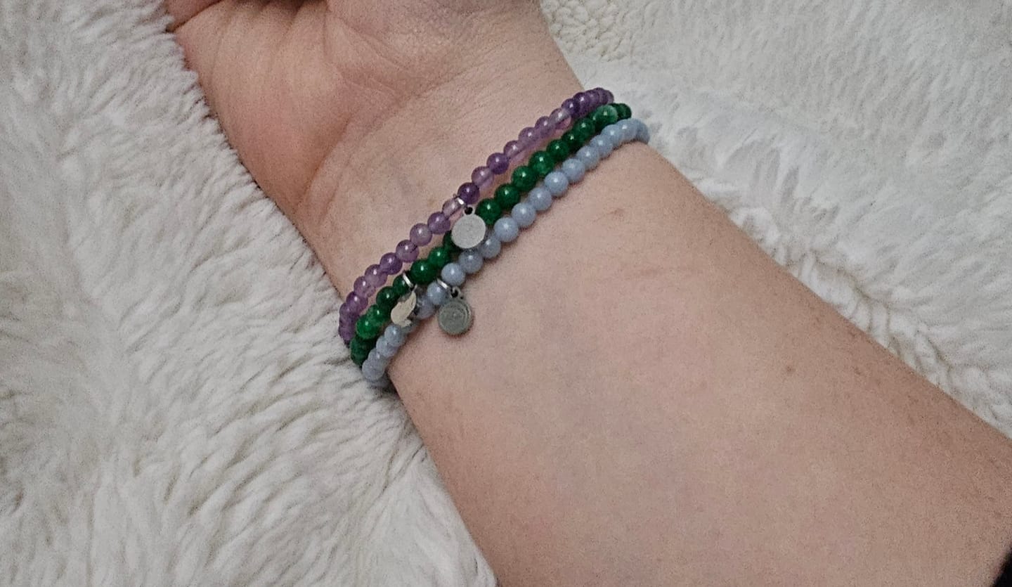 Customer photo review of Green Jade Bracelet Mini