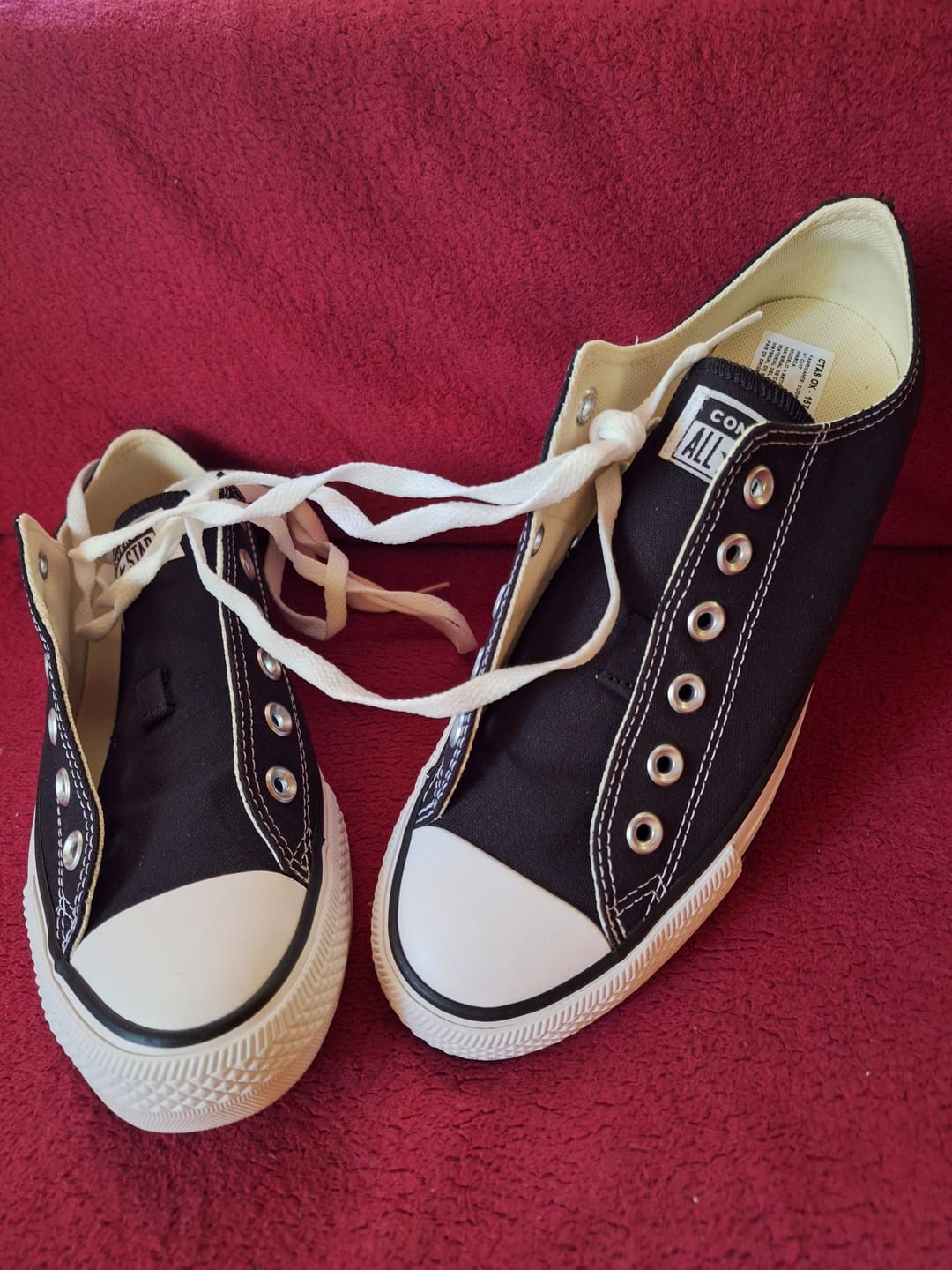 Customer photo review of Zapatillas Converse Chuck Taylor Core Negro