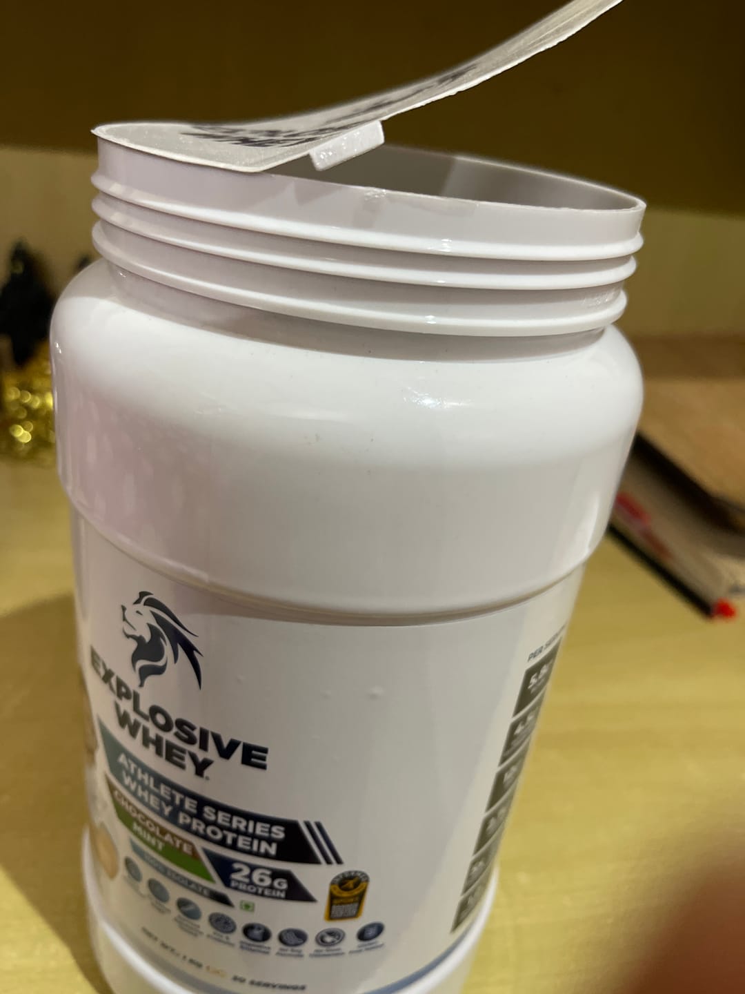 Customer photo review of Athlete Series Whey Protein (100% Isolate)
