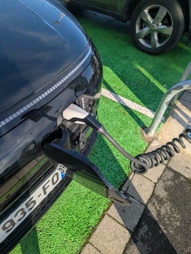 Customer photo review of Spiral charging cable Type 2 - Type 2 - ( 16A, 3 Phases, 11KW )