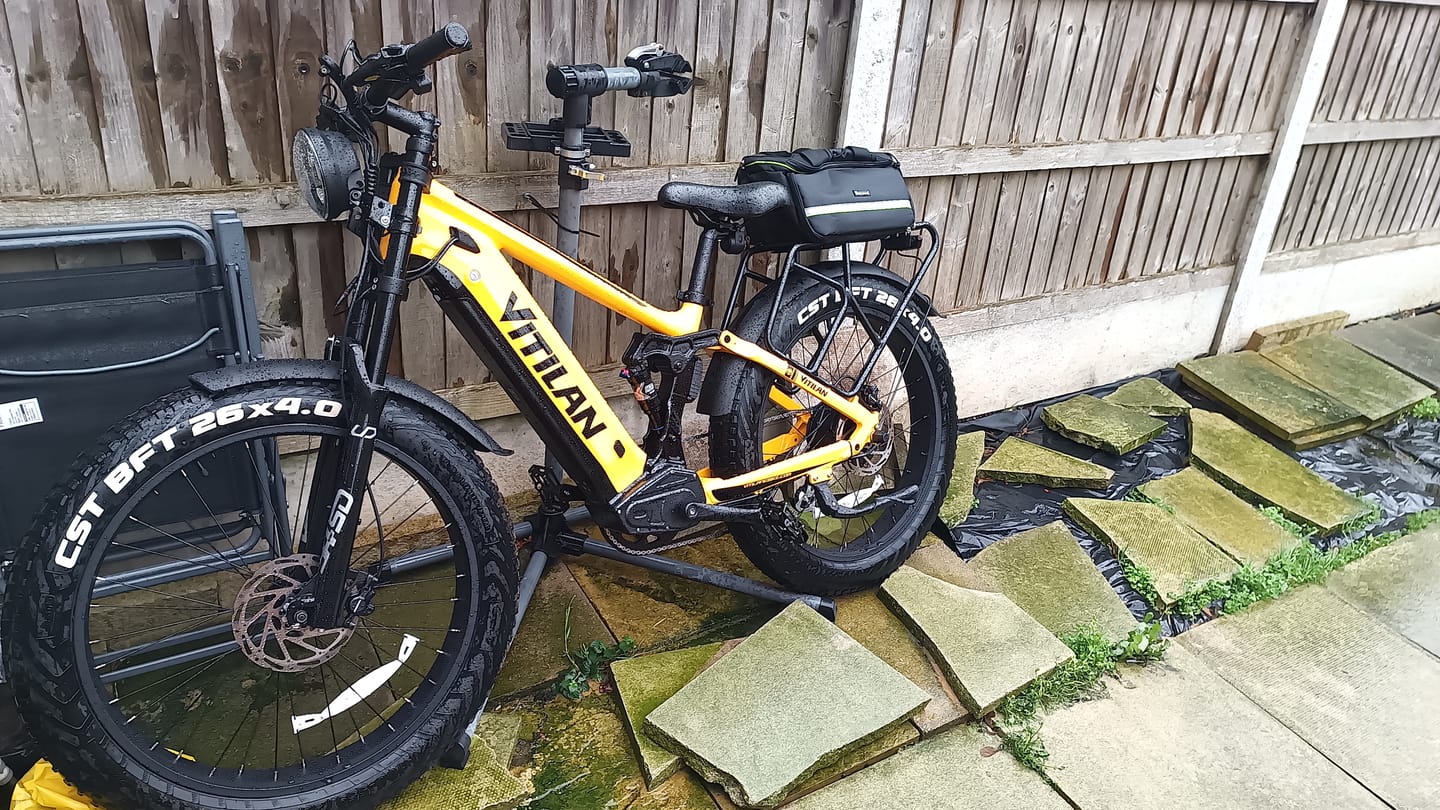 Customer photo review of T7 Full Suspension Mountain E-bike
