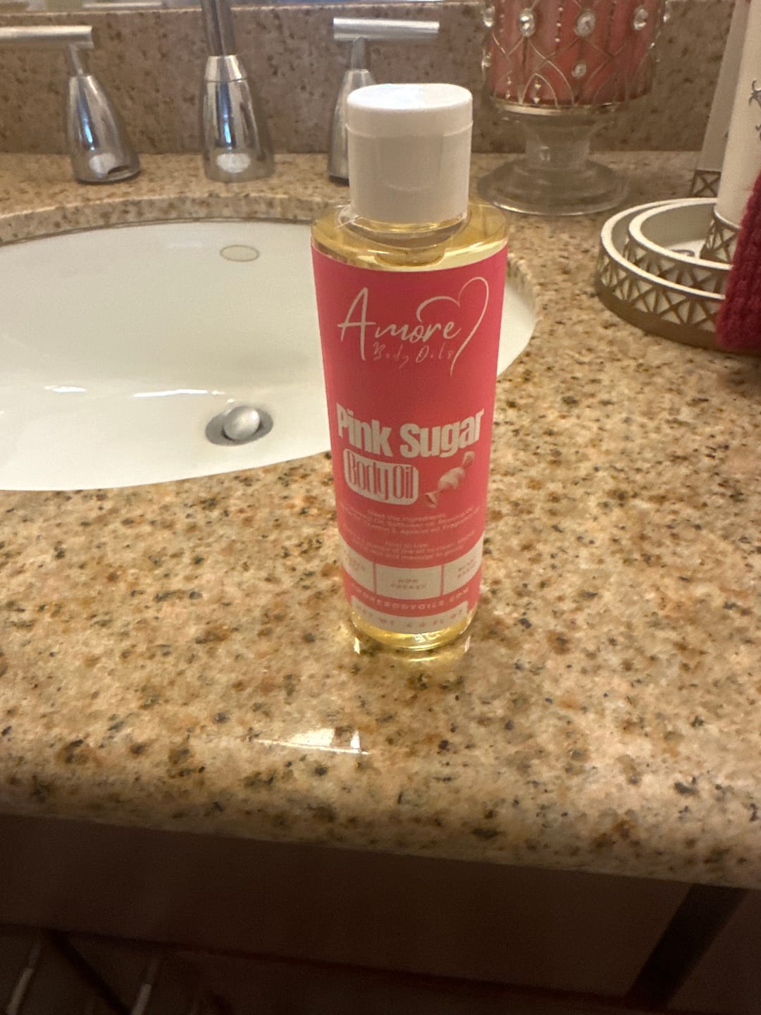 Customer photo review of Pink Sugar - Body Oil