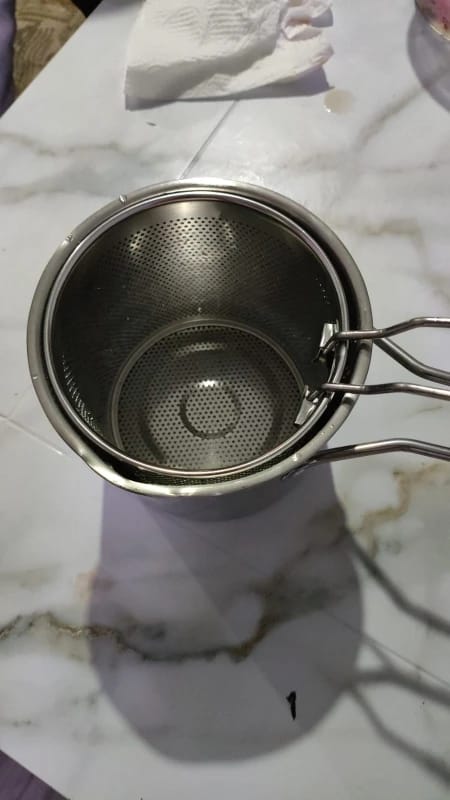 Customer photo review of Multifunctional Deep Fryer With Frying Basket