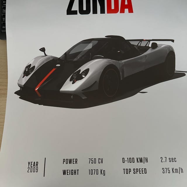 Customer photo review of Choisis ta voiture Poster
