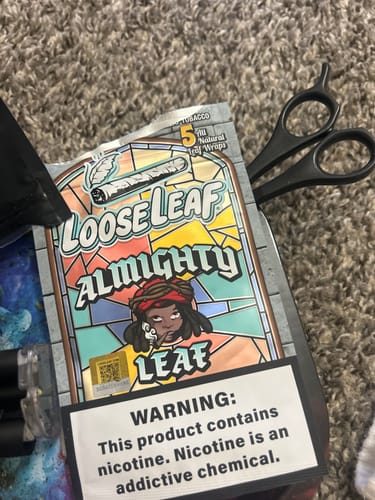 Customer photo review of Chief Keef “Almighty Leaf” LooseLeaf 5-Pack Wraps (40 Count)
